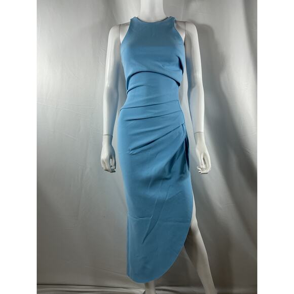Misha x Revolve 'Ida' Blue Poly Dress Size 2 - Picture 2 of 4